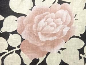 アンティーク　薔薇模様浴衣